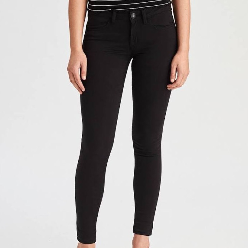 American Eagle Black Super Stretch Jeans Jeggings